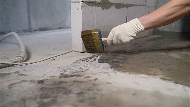 Crawl space vapor barrier installation in Woodlawn, VA